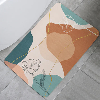 Floor Bath Mat Absorbent Non-Slip