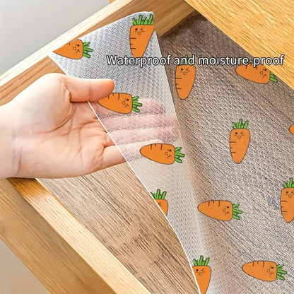 Anti-Slip Drawer Carrot PVC Sheet Roll