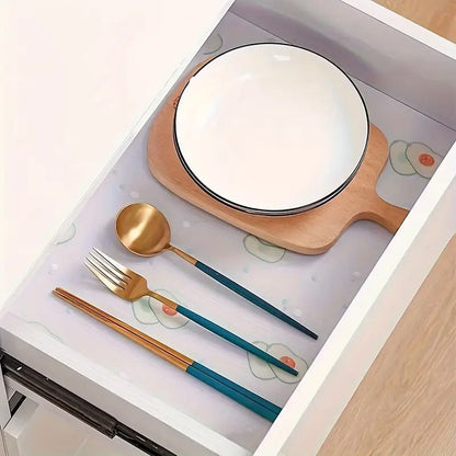 Anti-Slip Printed Drawer PVC Sheet Roll