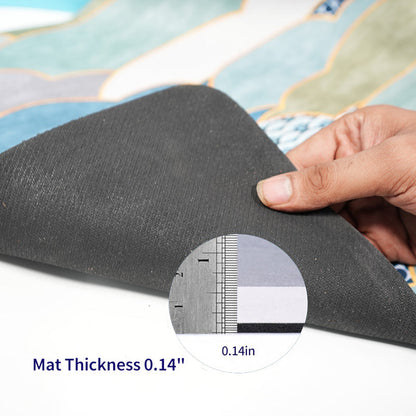 Floor Bath Mat Absorbent Non-Slip Cloud Design