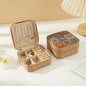 Premium Mini Jewelry Organizer Box Vintage Floral Design
